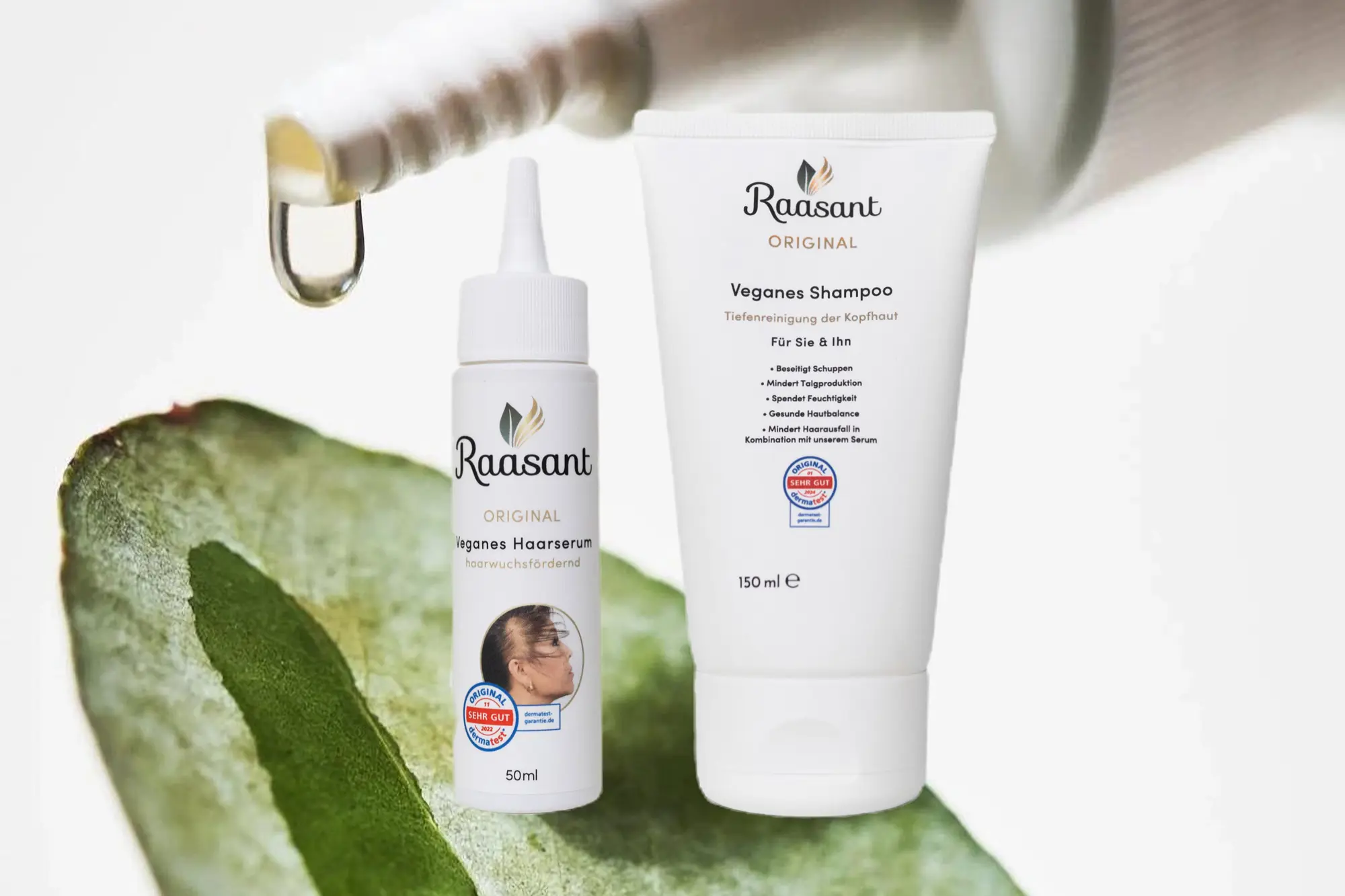 Haarserum Set mit Shampoo
